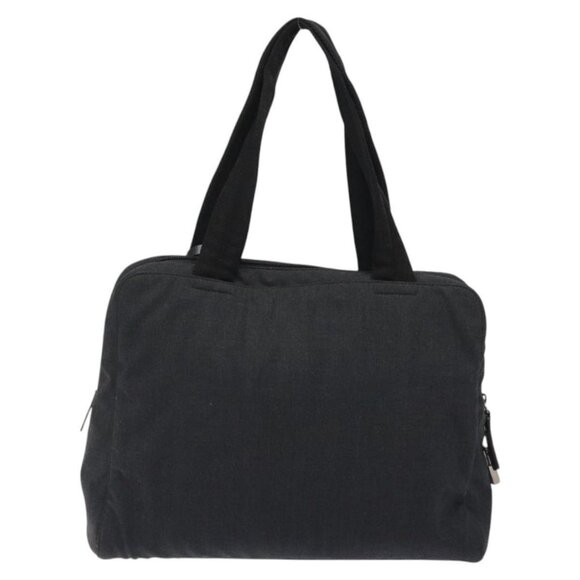 PRADA Sports Shoulder Bag Canvas Gray Silver Auth - Picture 3 of 16